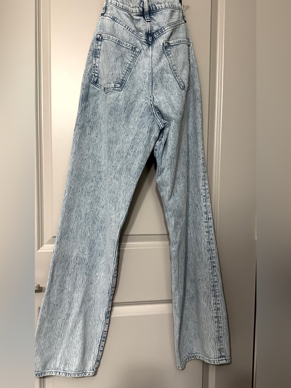 Anthropologie Light Blue High-Rise Straight Jeans- Triachy Brand - Picture 5 of 6